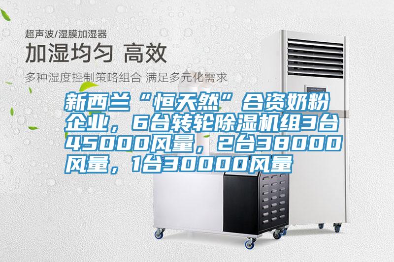 新西蘭“恒天然”合資奶粉企業(yè),6臺(tái)轉(zhuǎn)輪除濕機(jī)組3臺(tái)45000風(fēng)量,2臺(tái)38000風(fēng)量,1臺(tái)30000風(fēng)量