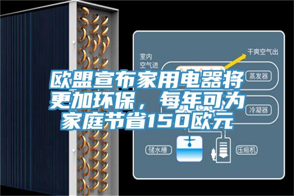 歐盟宣布家用電器將更加環保，每年可為家庭節省150歐元
