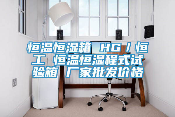 恒溫恒濕箱 HG/恒工 恒溫恒濕程式試驗箱 廠家批發(fā)價格