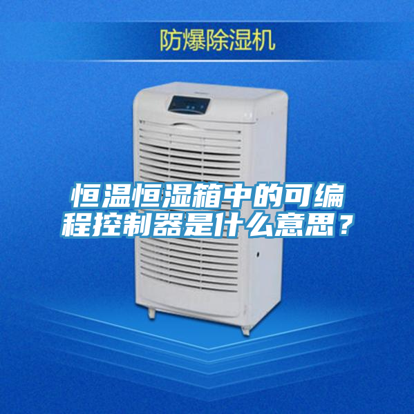 恒溫恒濕箱中的可編程控制器是什么意思?