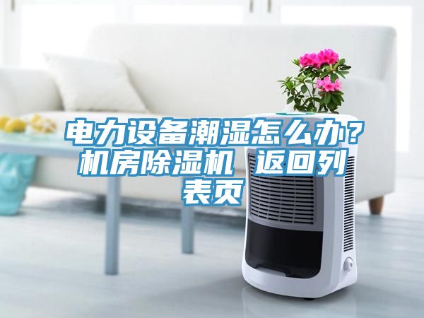 電力設(shè)備潮濕怎么辦?機(jī)房除濕機(jī) 返回列表頁(yè)