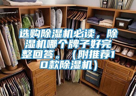 選購除濕機(jī)必讀，除濕機(jī)哪個(gè)牌子好完整回答。（附推薦10款除濕機(jī)）